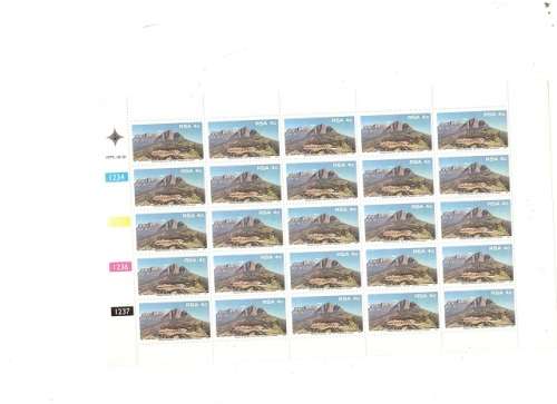 RSA CONTROL BLOCKS 4 X 25 MINT STAMPS EACH SEE PICS!!!!