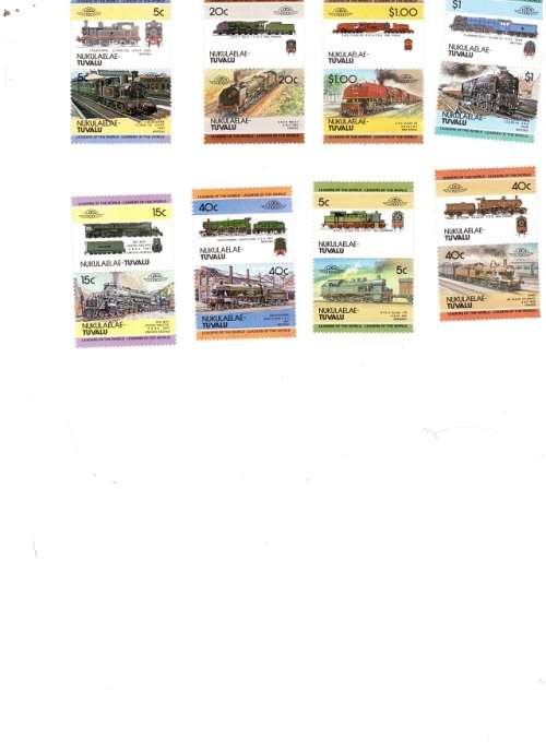 TRAIN STAMPS MINT SETS FOR THE LOT SEE PICS!!!!