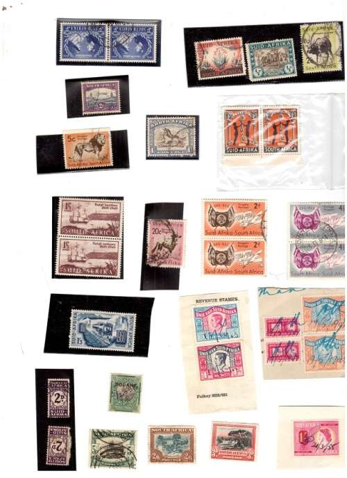 SOUTH AFRICA UNION STAMPS USED SEE