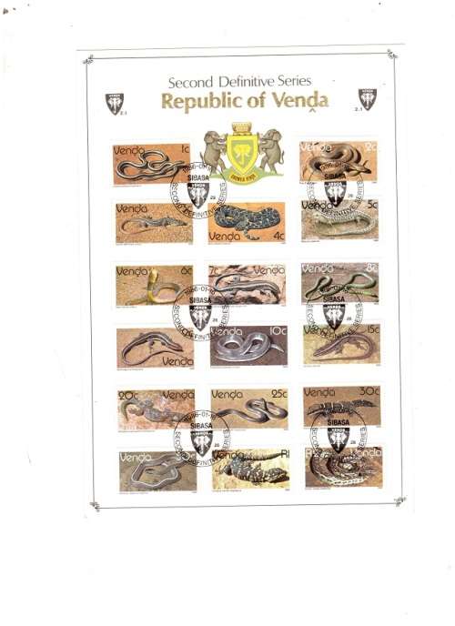 4 X SOUTH AFRICA HOMELAND DEFINITIVE SERIES SEE PICS!!!