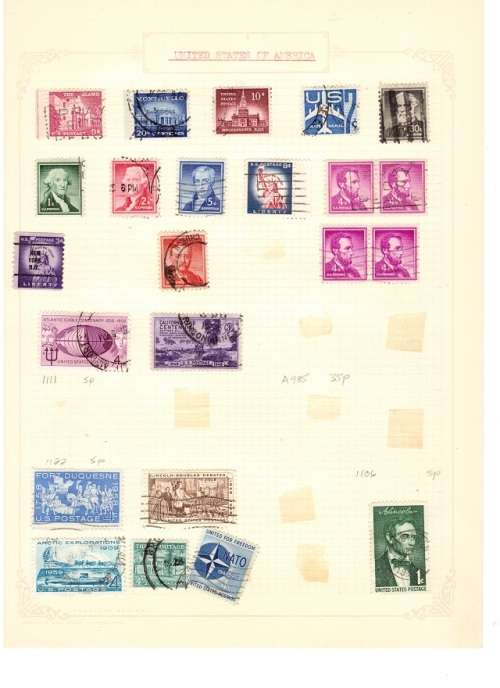 10 X PAGES USED WORLD STAMPS SEE PICS!!!!!