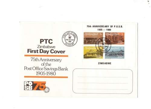 2 X ZIMBABWE FIRST DAY COVERS 1980 SEE PICS!!!!