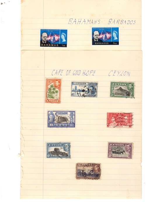 CANADA.CEYLON,BELGIUM CONGO 115 USED STAMPS SEE PICS!!!!