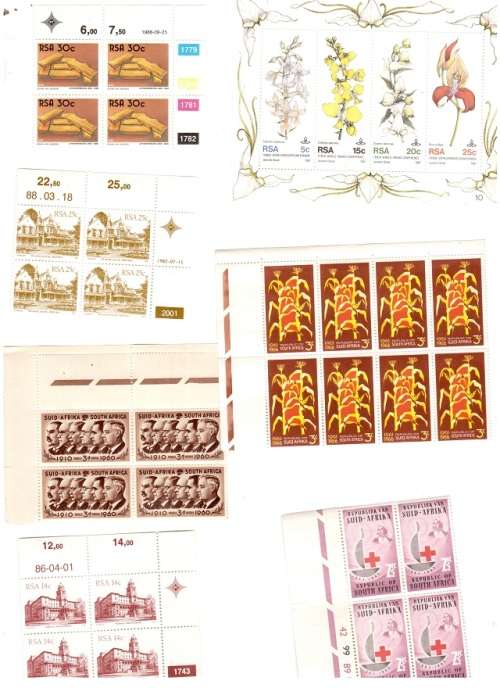 RSA MINI SHEETS AND MINT STAMPS SEE PICS!!!