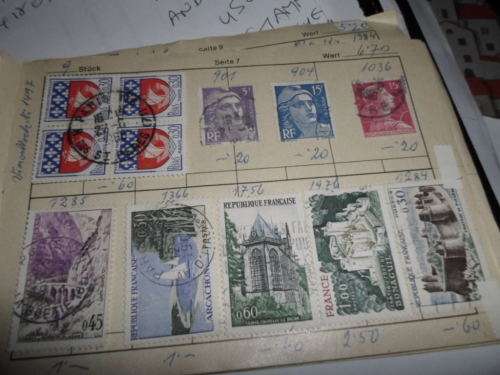 120 X FRANCE AND GREAT BRITAIN USED STAMPS GOOD VALUE SEE PICS!!!!