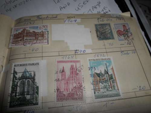 120 X FRANCE AND GREAT BRITAIN USED STAMPS GOOD VALUE SEE PICS!!!!