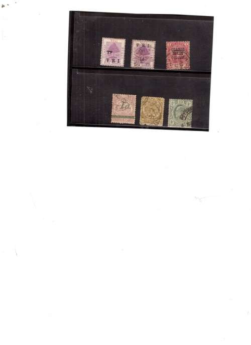 SOUTH AFRICAN UNION 6 X USED STAMPS SEE PICS!!!