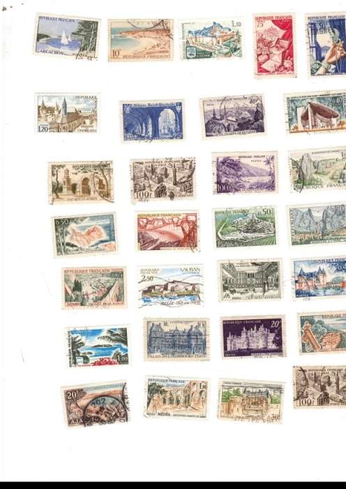 FRANCE 29 X USED STAMPS SEE PICS