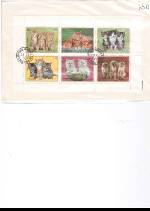 4 X SETS OF MINT AND CANCELLED STAMPS SEE PICS