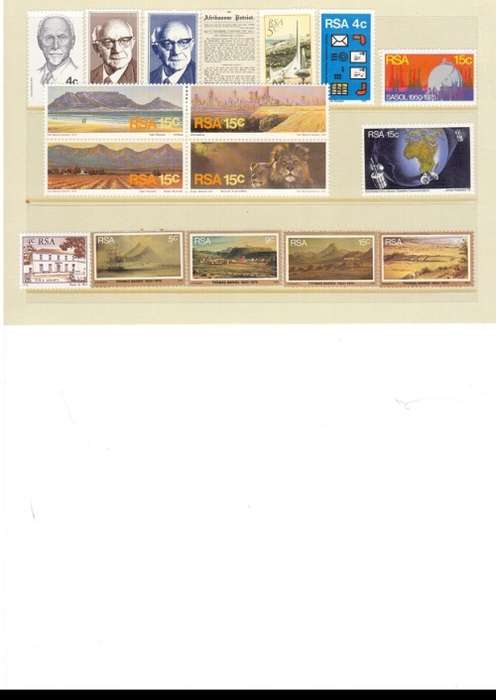 SWA 1979 SPECIAL ISSUE MINT AND RSA 1975 COMMEMORATIVE ISSUE MINT SEE PICS