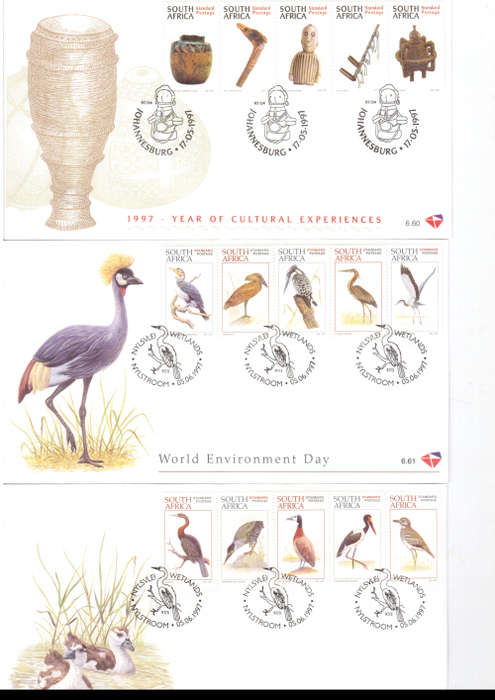 37 X REPUBLIC OF SOUTH AFRICA FIRST DAY COVERS VERY NEAT LOT HIGH VALUE SEE PICS