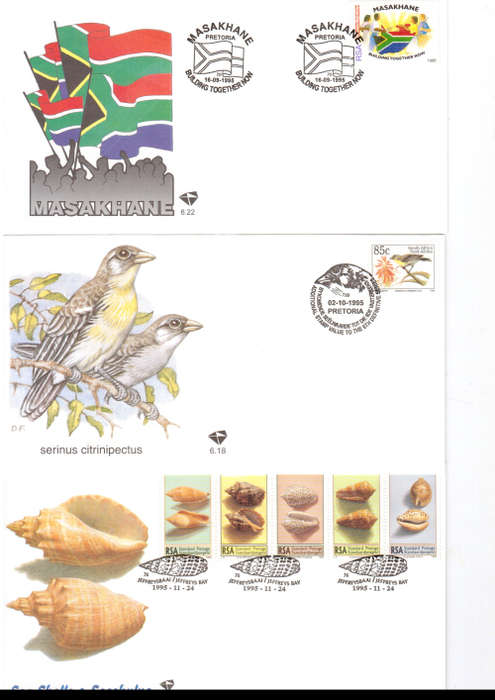 37 X REPUBLIC OF SOUTH AFRICA FIRST DAY COVERS VERY NEAT LOT HIGH VALUE SEE PICS