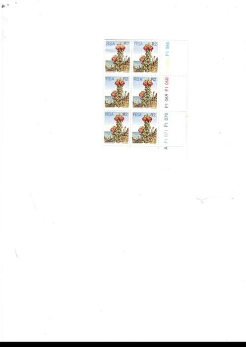 REPUBLIC OF SOUTH AFRICA PROTEAS 31 X CONTROL BLOCKS OF 6 MINT STAMPS EACH 1 CENT TO R2  SEE PICS