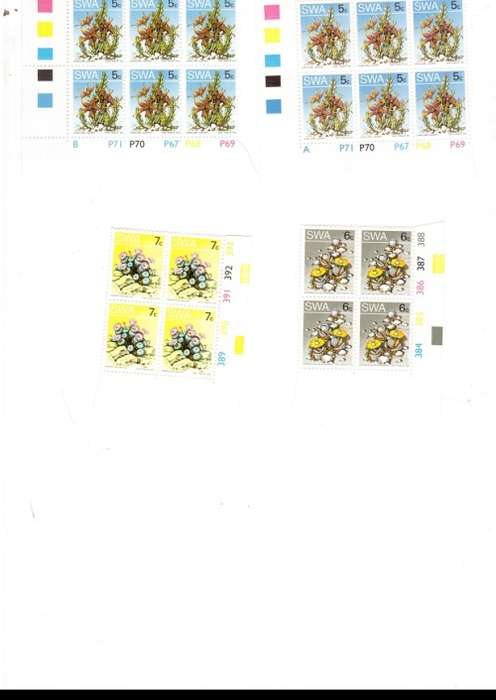 1978 27 X SOUTH WEST AFRICA MINT CONTROL BLOCKS SEE PICS