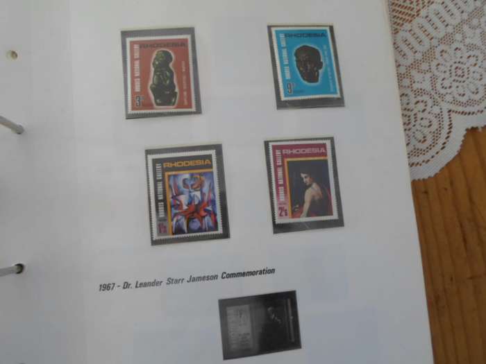 FILE RHODESIA MINT STAMPS ONLY SOME PAGES SCANNED SEE PICS