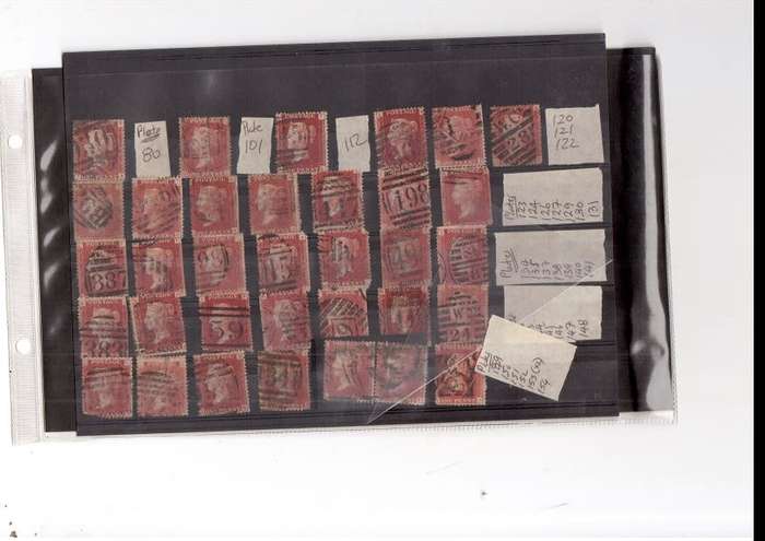 GREAT BRITAIN QUEEN VICTORIA PENNY REDS X 34 C/V R6000