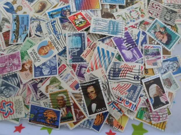 UNITED STATES OF AMERICA 230  X USED STAMPS OFF PAPER VERY NEAT LOT SEE PICS