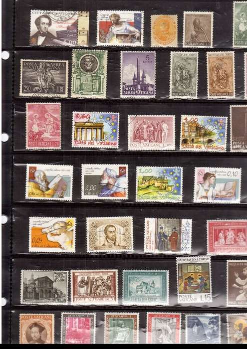 ITALY POSTE VATICANE 124 X MINT AND USED STAMPS GOOD VALUE HERE SEE PICS