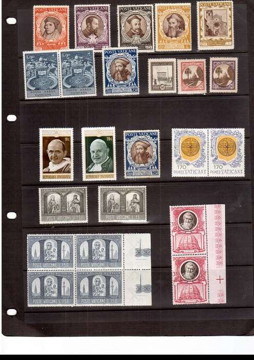 ITALY POSTE VATICANE 124 X MINT AND USED STAMPS GOOD VALUE HERE SEE PICS