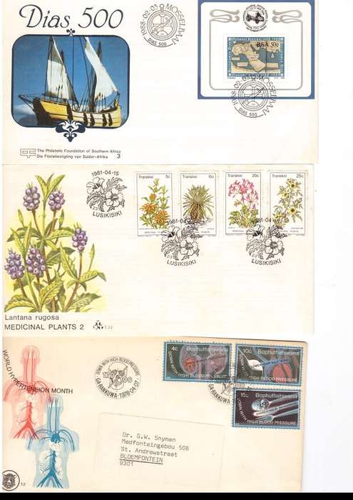34 X RSA AND HOMELAND FIRST DAY COVERS PLUS 1982 FOURTH DEF SERIES SEE PICS