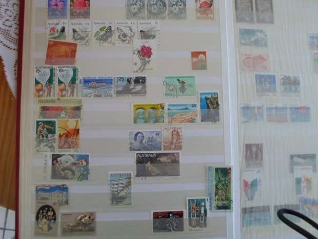 ALBUM MIXED WORLD STAMPS VERY NEAT BARGAIN ONLY SOME PAGES SCANNED SEE PICS
