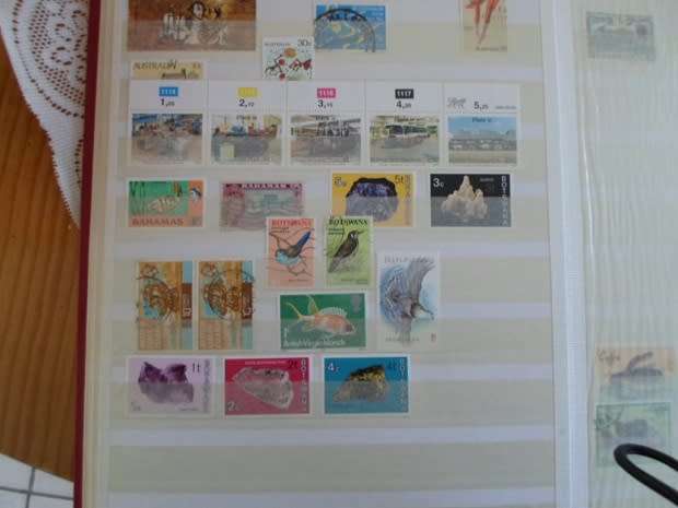 ALBUM MIXED WORLD STAMPS VERY NEAT BARGAIN ONLY SOME PAGES SCANNED SEE PICS