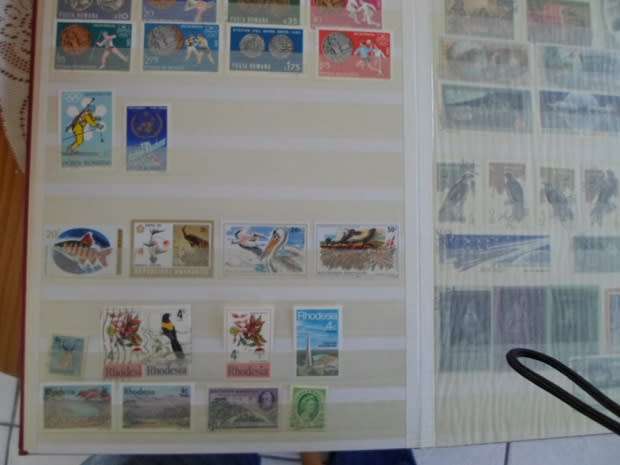 ALBUM MIXED WORLD STAMPS VERY NEAT BARGAIN ONLY SOME PAGES SCANNED SEE PICS