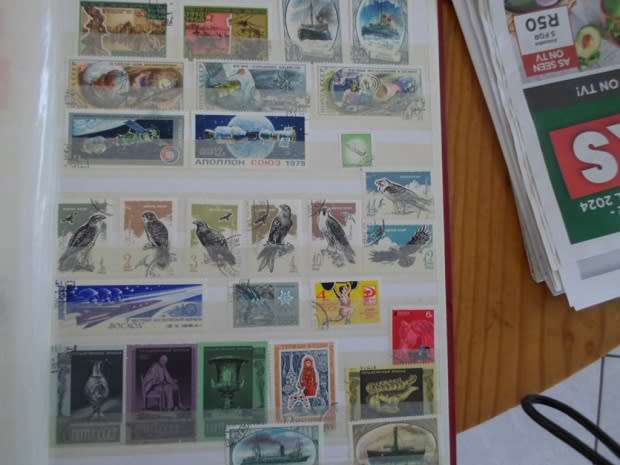 ALBUM MIXED WORLD STAMPS VERY NEAT BARGAIN ONLY SOME PAGES SCANNED SEE PICS