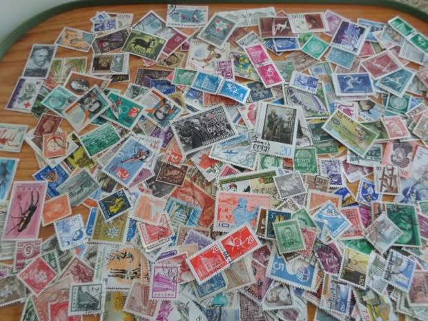 1000 X WORLD MIXED USED STAMPS OFF PAPER BARGAIN SEE PICS
