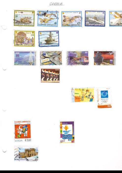 22 PAGES MIXED WORLD USED STAMPS SEE PICS