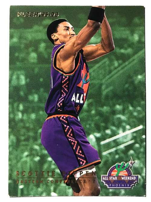1995-96 Fleer nba basketball Scottie Pippen Shawn Kemp all star Insert
