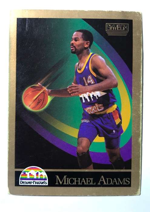 1990 Skybox NBA Basketball Vintage Card Michael Adams #71