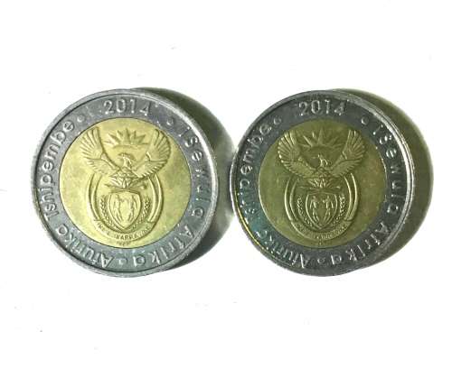 2014 R5 Coin Lot (x2) 20 Years of Freedom