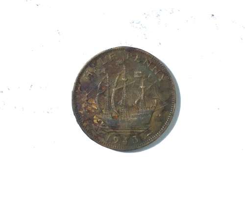 1943 Half Penny South Africa Coin