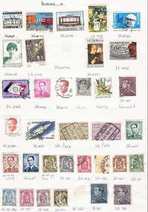 Mixed Belgium sheet 4