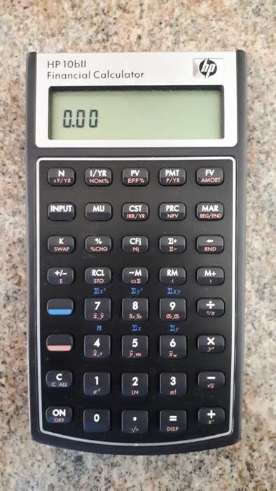 HP 10bII Financial Calculator