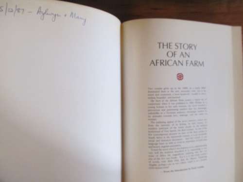 Olive Schreiner - The story of an African Farm