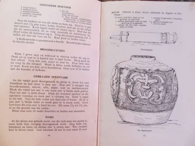 Outydse Reseppies/Old-Time Recipes   -  E Barnard  1ste uitg