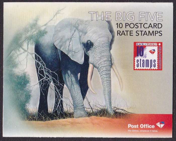 RSA - THE BIG FIVE BOOKLET (ELEPHANT), DATED: 2010/05/05, FINE U/M - FACE VALUE:R121 - CV:R350!!!!!