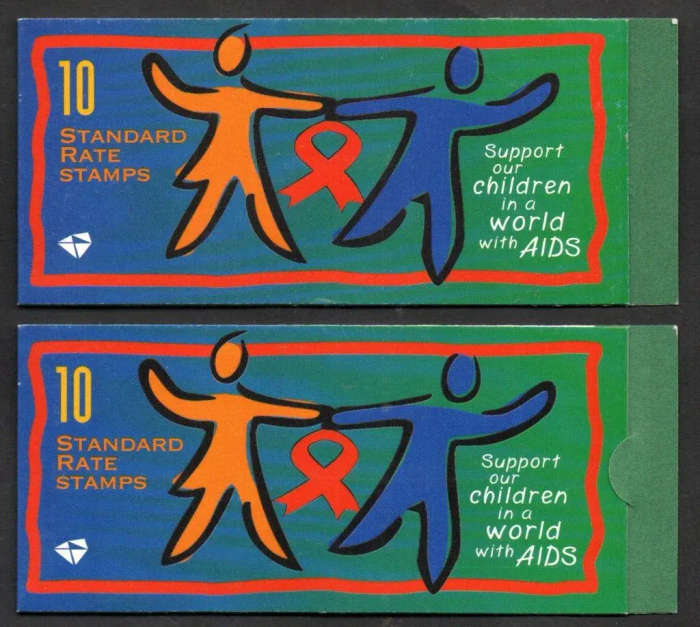 RSA 1999 AIDS AWARENESS BOOKLET NO 44 (X2). AS PER SCANS. CC1193c. MINT/COMPLETE. CV R500.