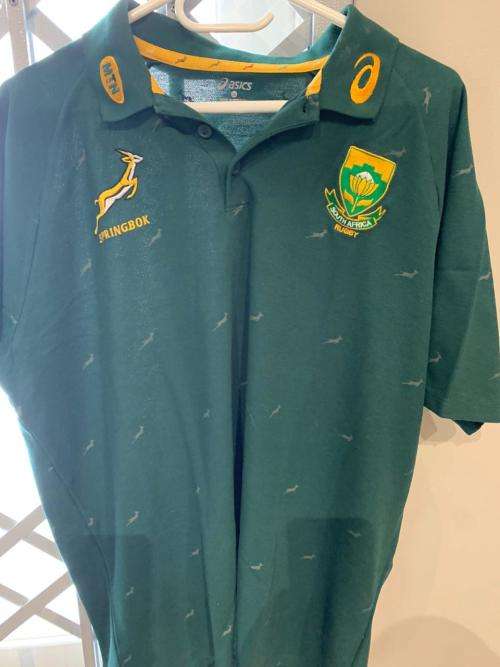 Springbok Player issue Golf Shirt. 3XL (fits like 2xl)