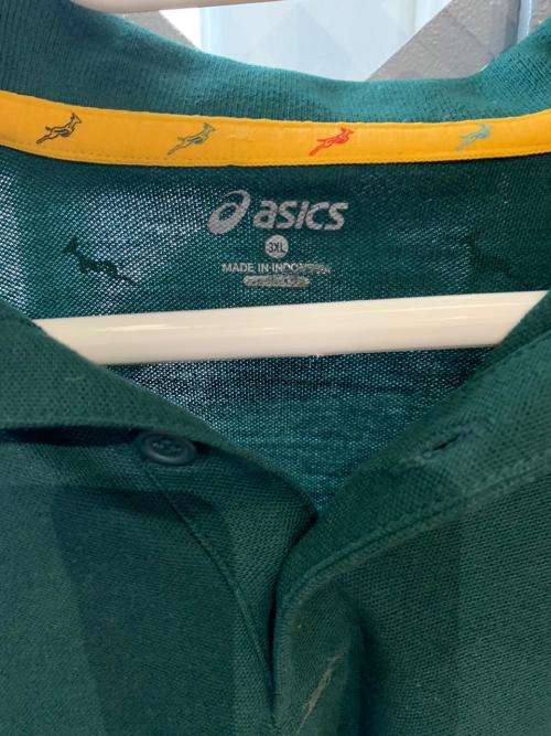 Springbok Player issue Golf Shirt. 3XL (fits like 2xl)