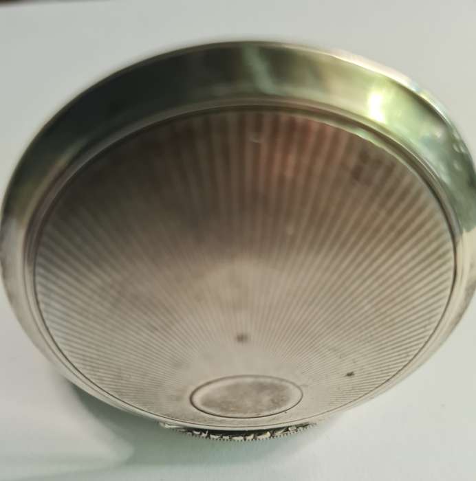 Tegra sterling silver casing pocket watch