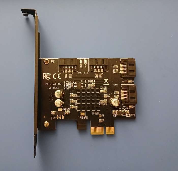 PC 4 Port SATA PCIe card