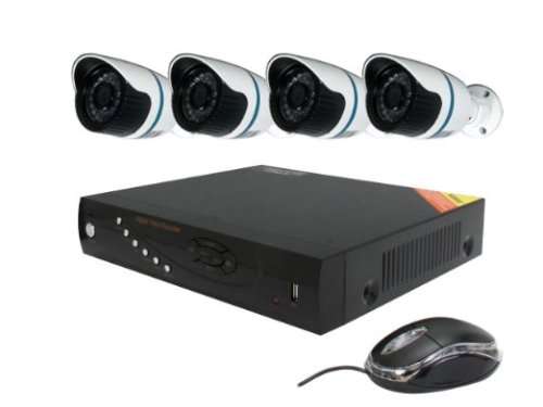 4CHANNEL HD DVR WITH ACCESSORIES NO CAMERAS