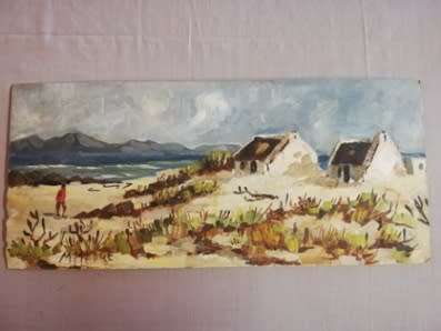Marge Madge Oil on board size 530mm x 230mm