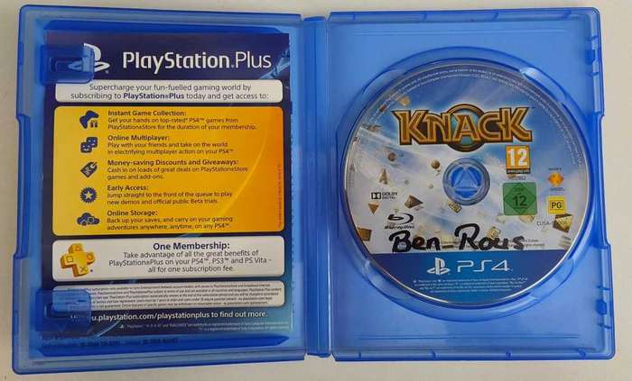 PS4 GAMES KNACK PS4 PLAYSTATION 4 GAMES