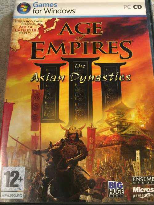 PC CD - AGE OF THE EMPIRES III THE ASIAN DYNASTIES (INCL BOOKLET & SERIAL NR)