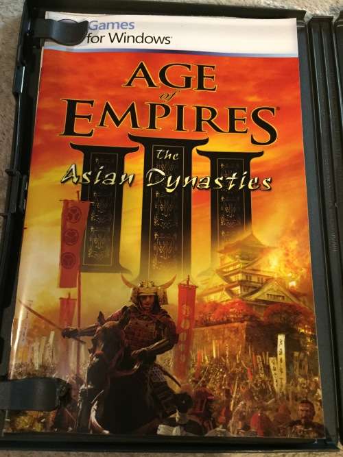 PC CD - AGE OF THE EMPIRES III THE ASIAN DYNASTIES (INCL BOOKLET & SERIAL NR)