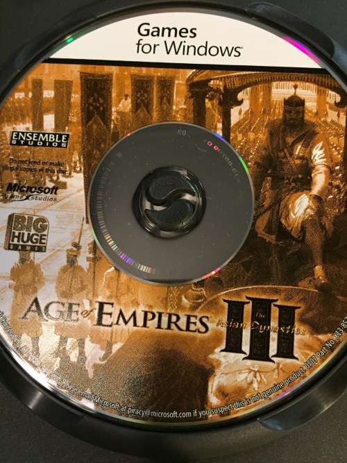 PC CD - AGE OF THE EMPIRES III THE ASIAN DYNASTIES (INCL BOOKLET & SERIAL NR)